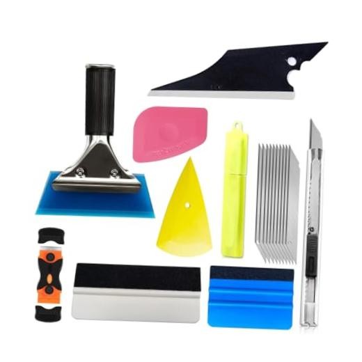 Mandark Car Window Tint Kit, Vehicle Glass Protective Film Wrapping 18PCS