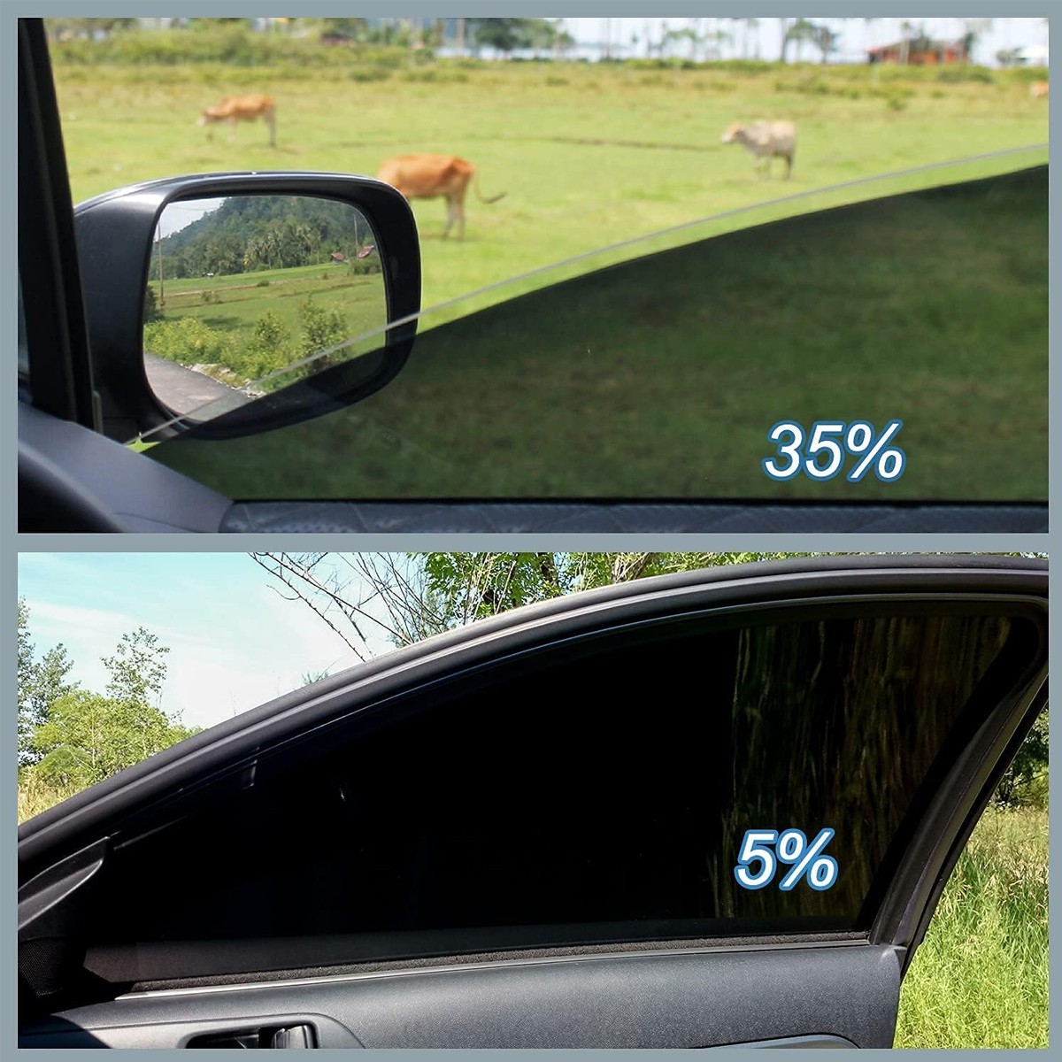 300CM Uncut Roll Window Tint Film 5%/15%/25%/35% VLT Car Home Office Glass Film
