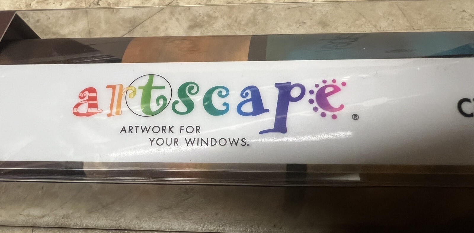 NEW Artscape Stained Glass Privacy Decorative Window Film (Pattern: City Lights)