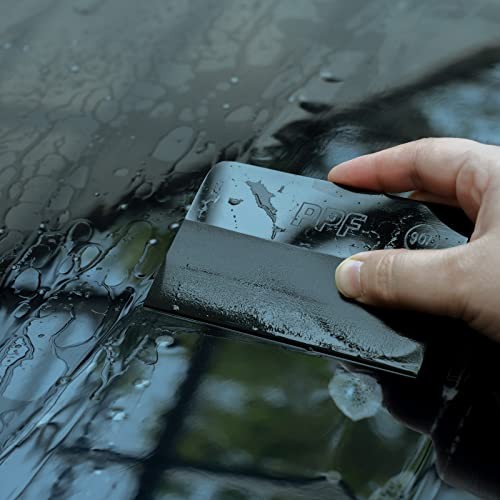 PPF Squeegee for Vinyl 90A Hardness Size Anti-Scratch TPU Rubber Medium Black