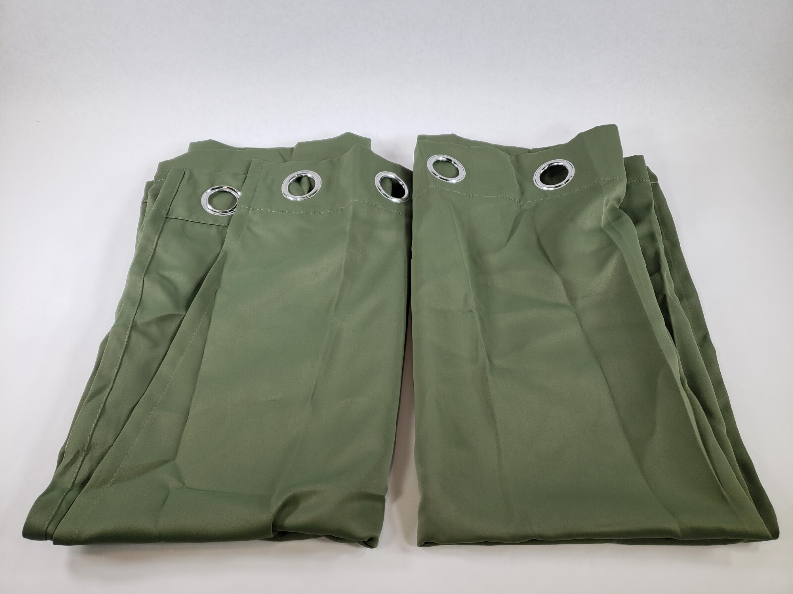 H.VERSAILTEX Solid Grommet Blackout Curtain 52″ W x 45″ L Green Bay 2 Panels