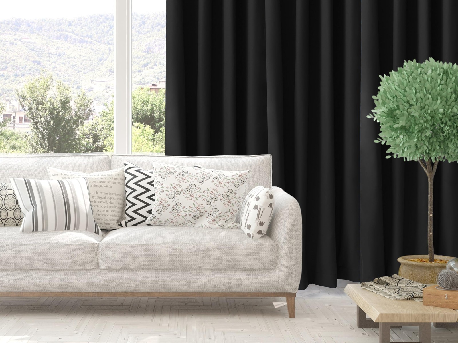 Covermates Curtain – Weather Resistant, Grommets, Weighted Hem for Security, …