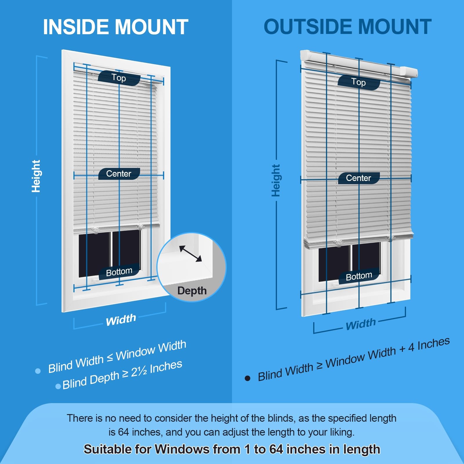 Hapadif Motorized Blinds Silver 32×64 Remote Control Blackout Solar Powered