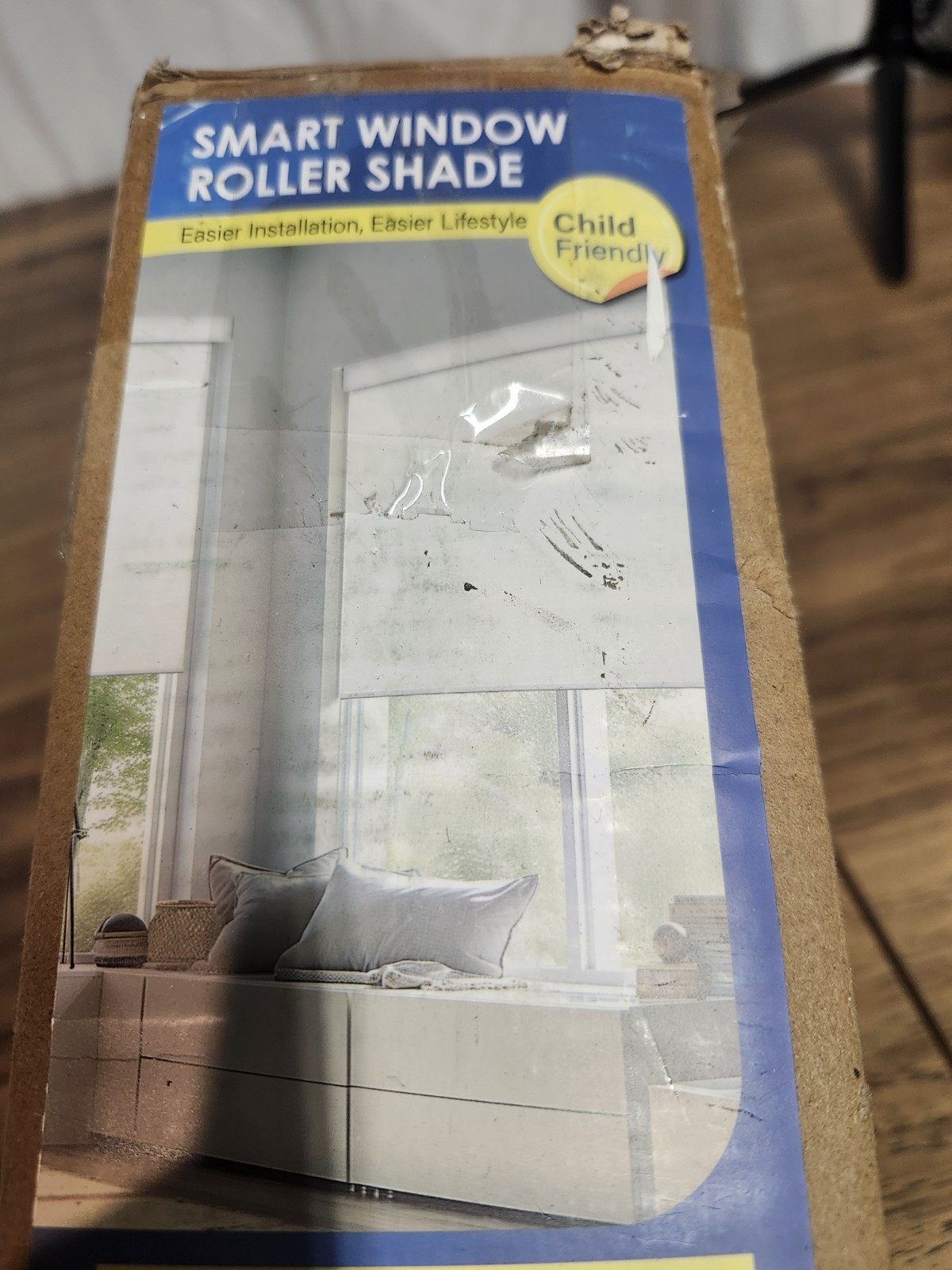 Smart Window Roller Shade White 41X72″