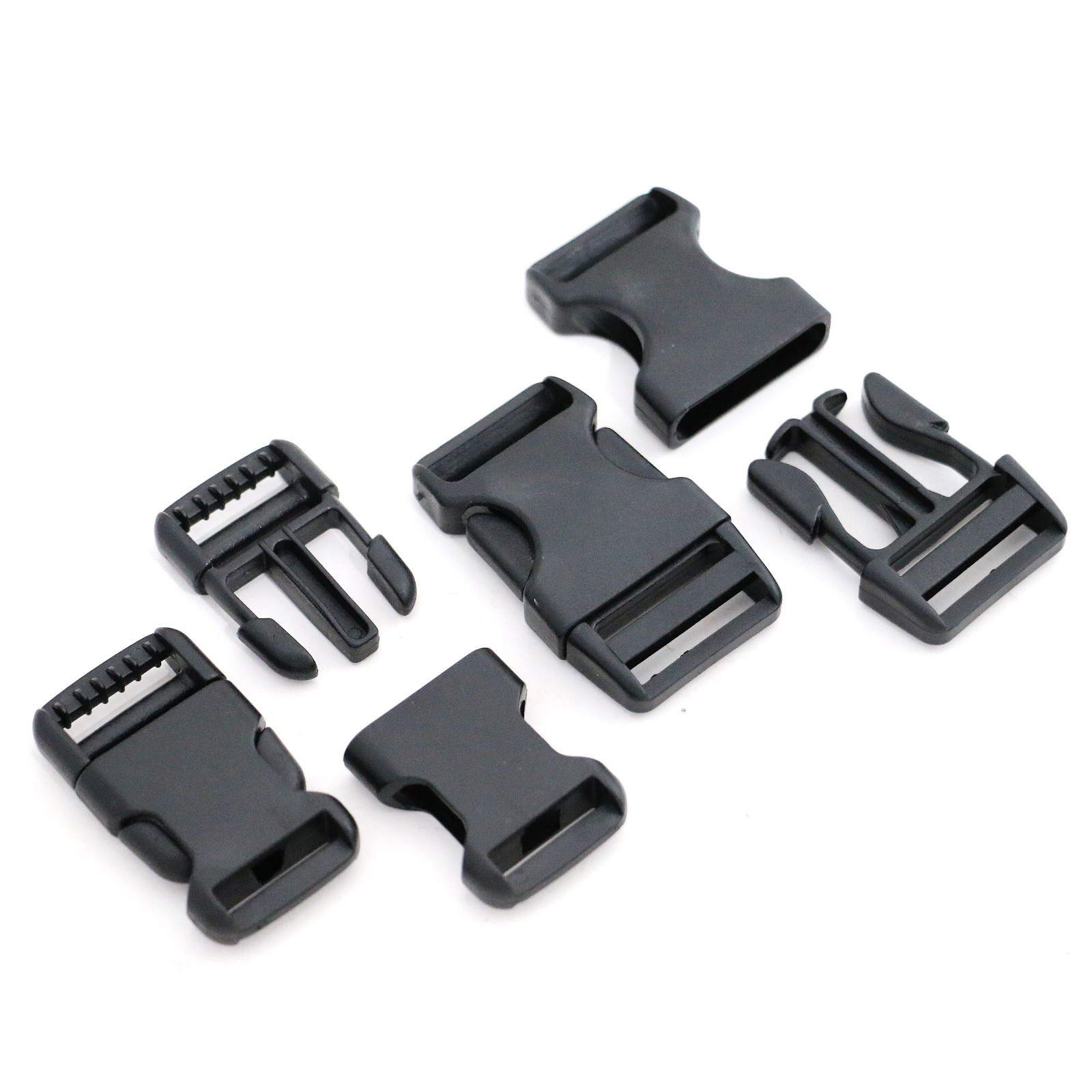 Side Release, plastic buckles ,3/4″, 1″ & 1-1/2″ for nylon webbing ,pack of 10