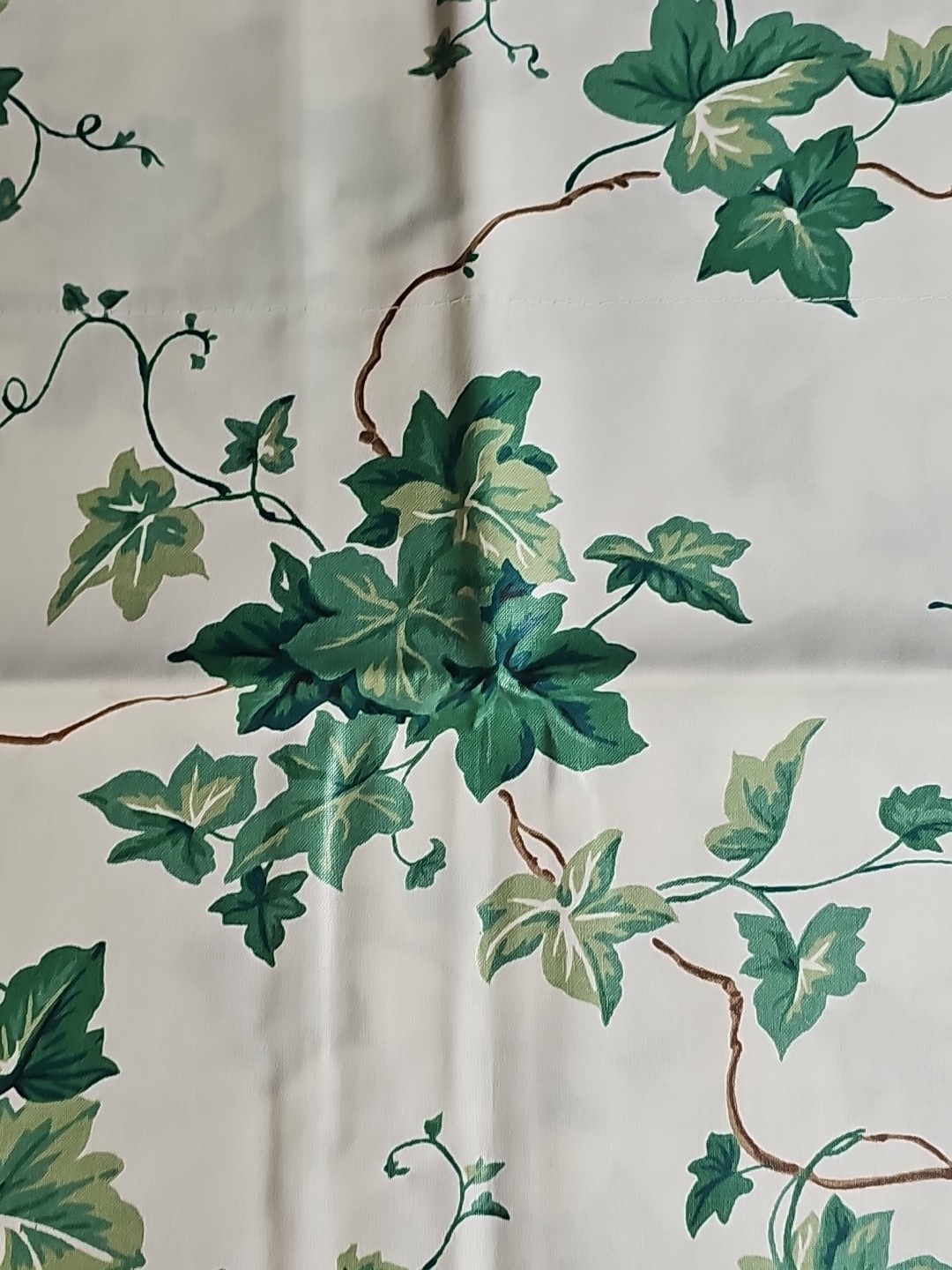 VTG Waverly English Ivy Crystal Balloon Valance Polished Cotton NEW