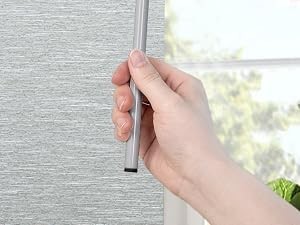 Panel Track Blinds for Sliding Doors, Light Filtering Grey | Extendable Track