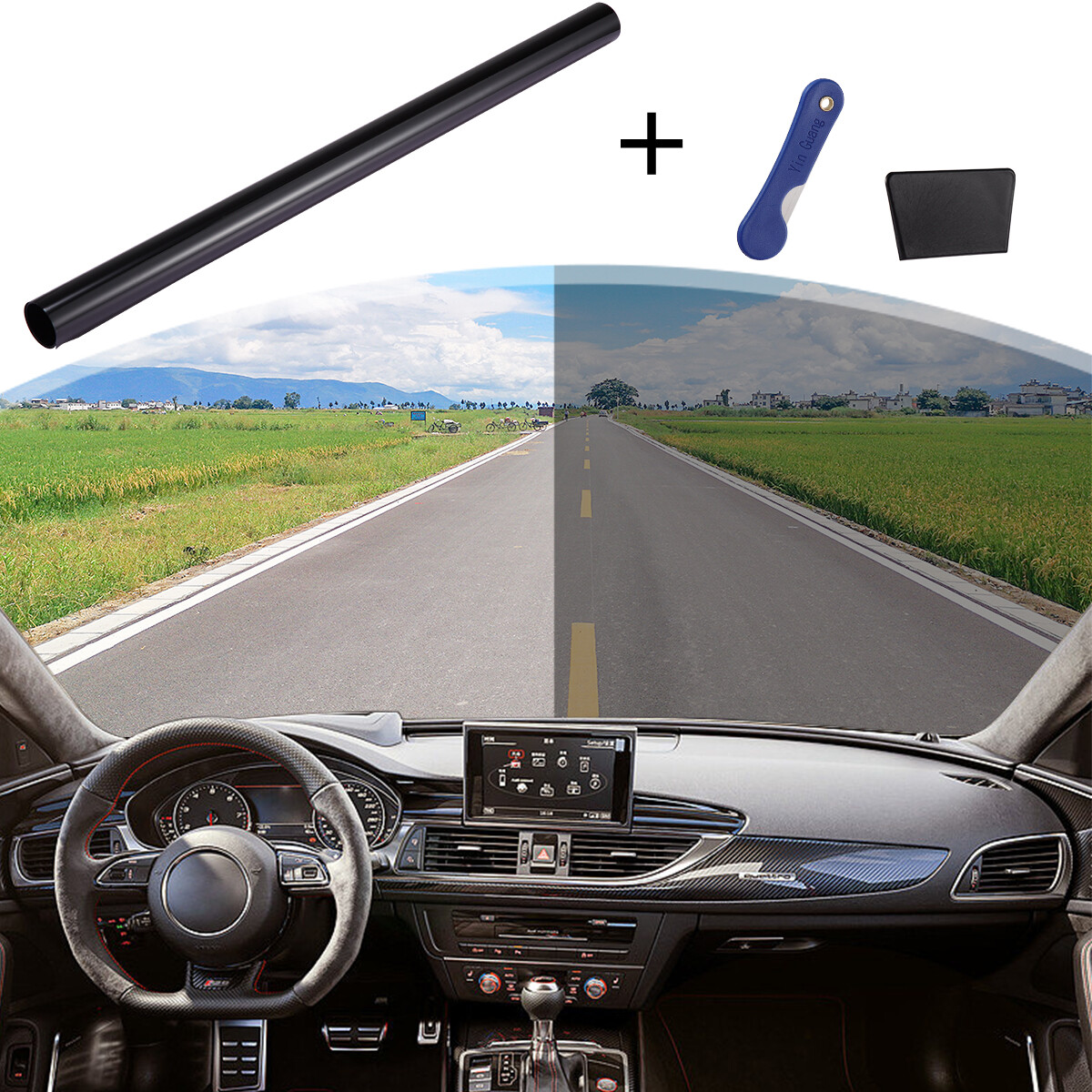 20″x10ft Uncut Roll Window Tint Film 5% 15% 25% 35% VLT Car Home Office Glass