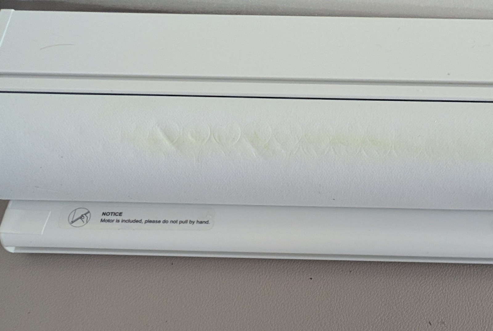 [OPEN BOX] Motorized Roller Shade 20″x72″, Remote/Solar (See Detail)