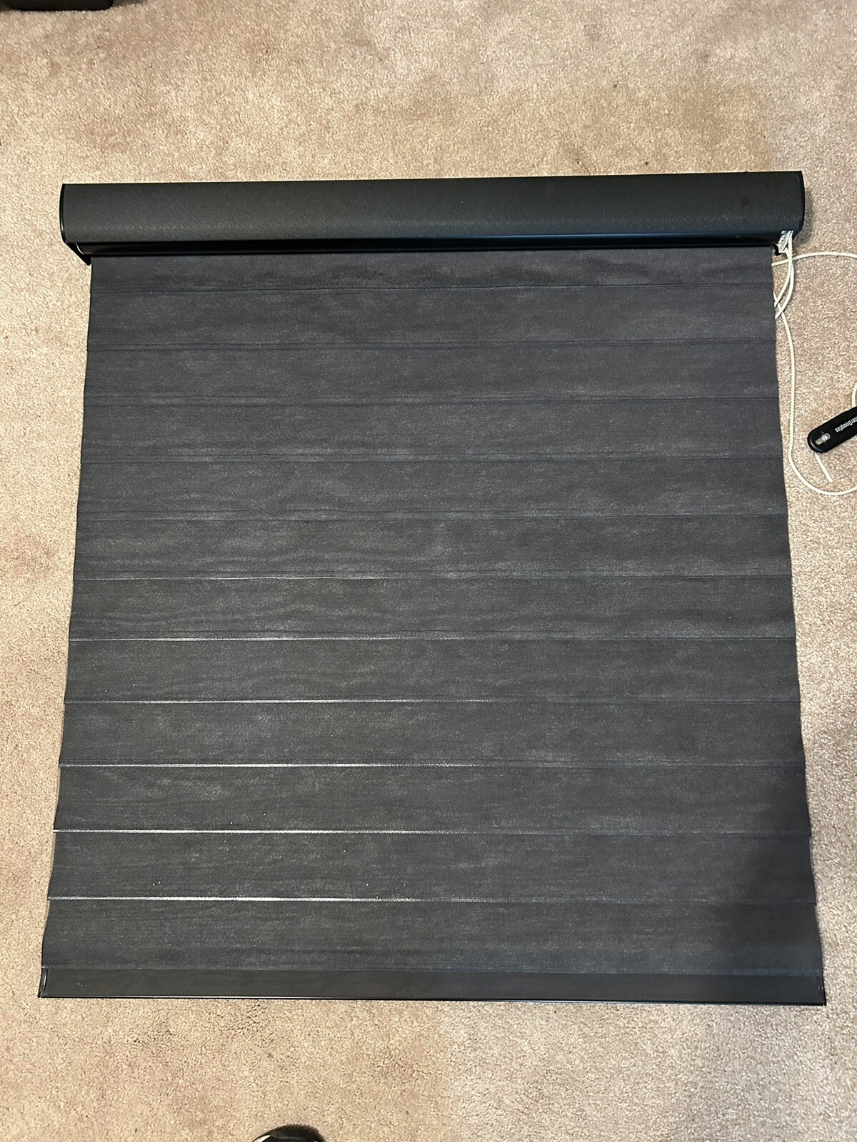 Hunter Douglas Silhouette Blind Shade 3 Inch Silhouette Black 31 1/2 X 35”