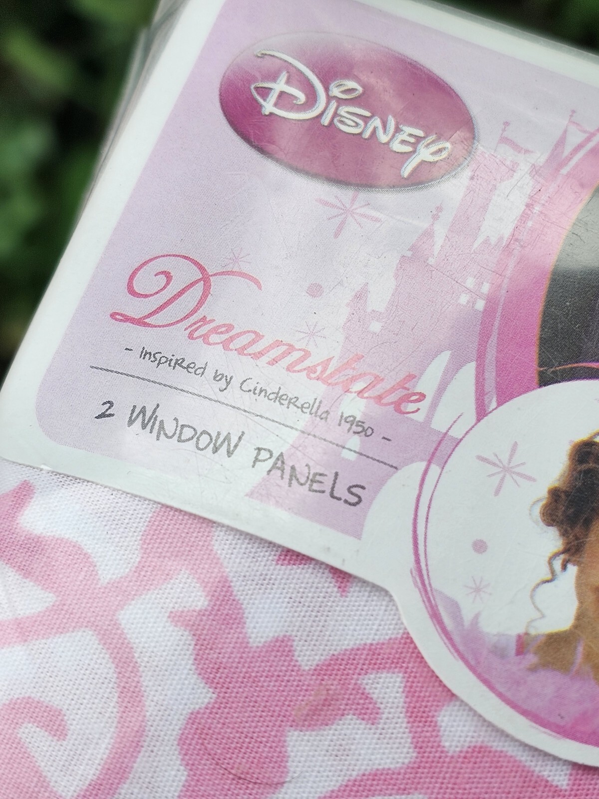 DISNEY CLASSIC Princess DREAMSTATE Pink Curtains 2 Panels 42×84 New In Pkg