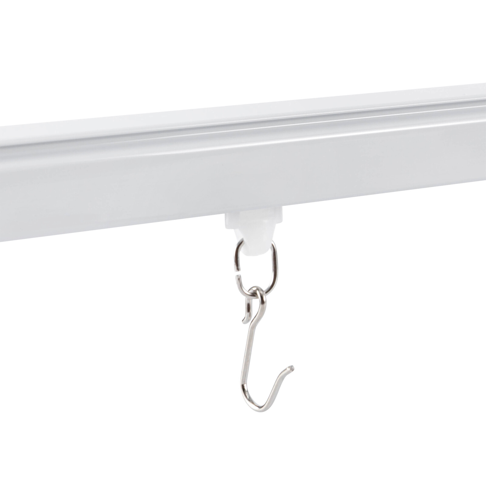 3-6ft Scalable Ceiling Curtain Track Ceiling Mounted Curtain Track Kit