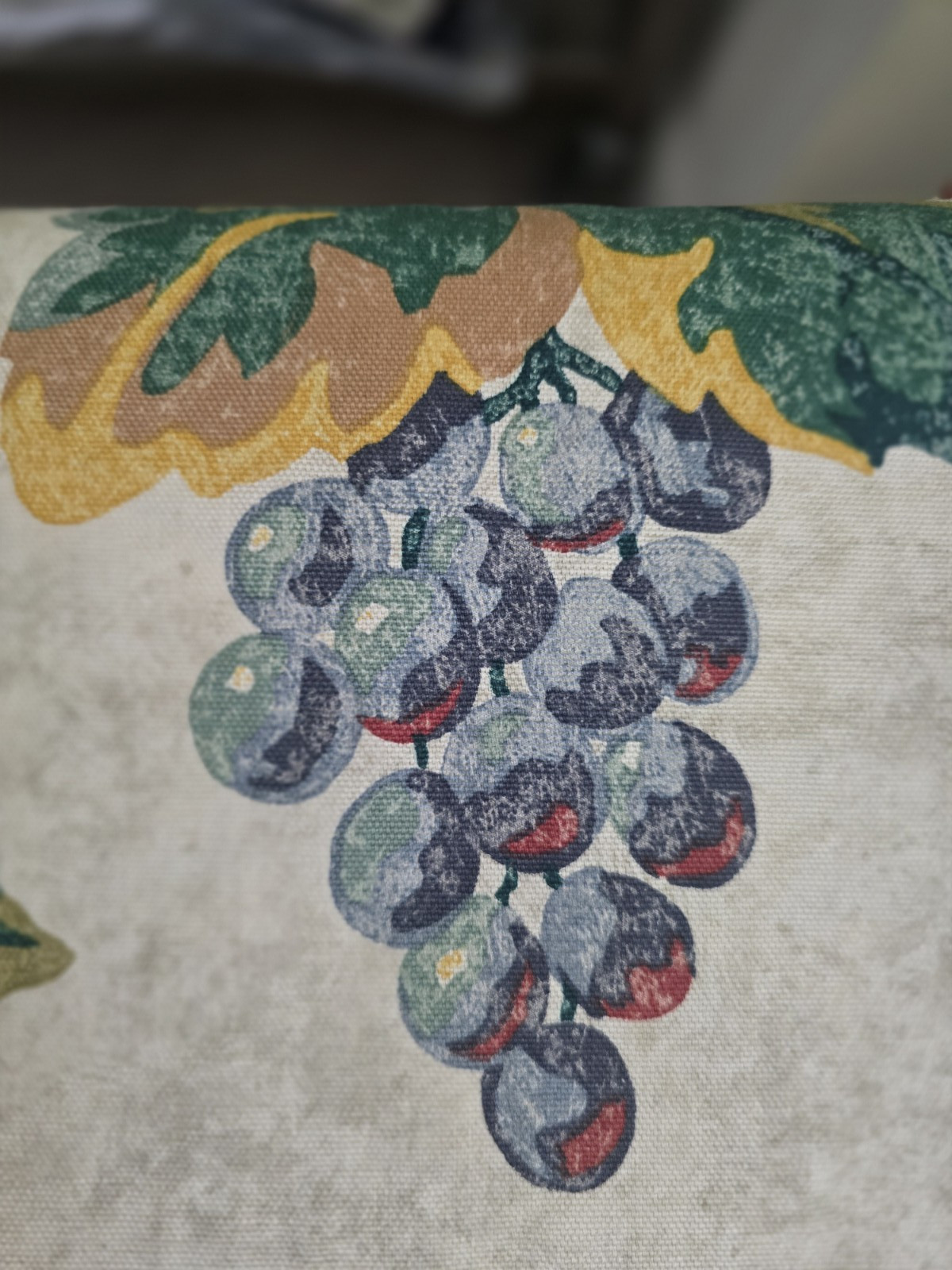 Set of 4 Extra-wide Custom Fruit Print Drapery Panels – Heavy Decorator Fabric