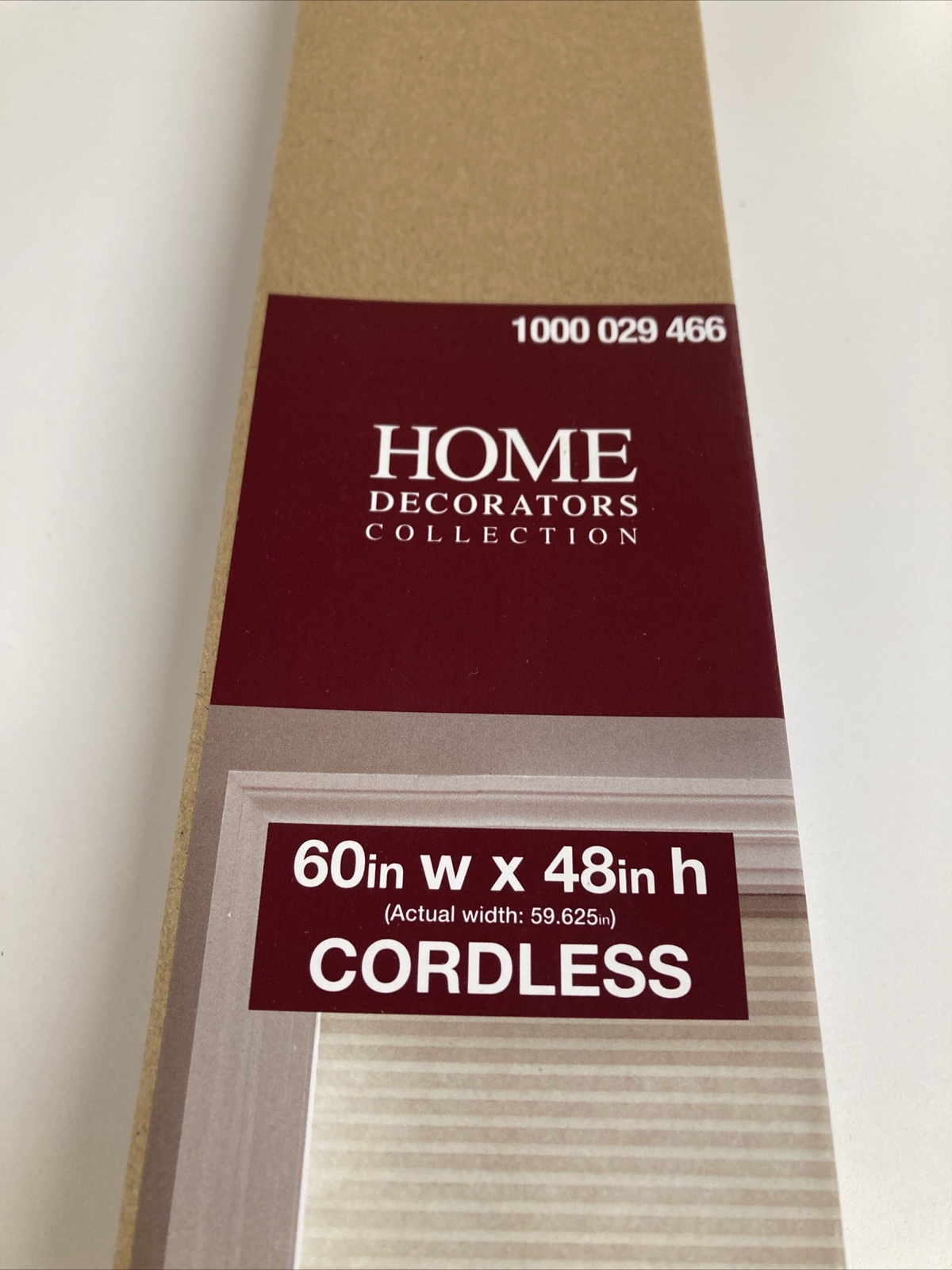 New HDC Cellular Shade Light Filtering Cordless 60 in x 48 in H Parchment