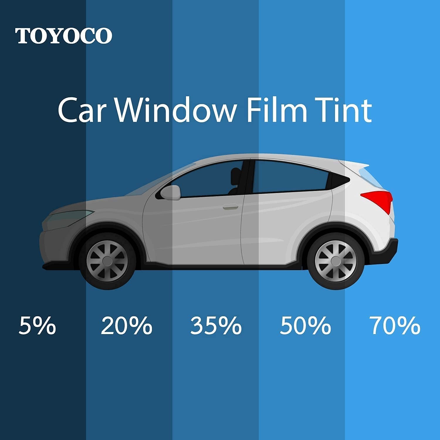 Window Tint Film for Cars 35% VLT 24in x 15Ft Ceramic Window Tints, Blocks 99…