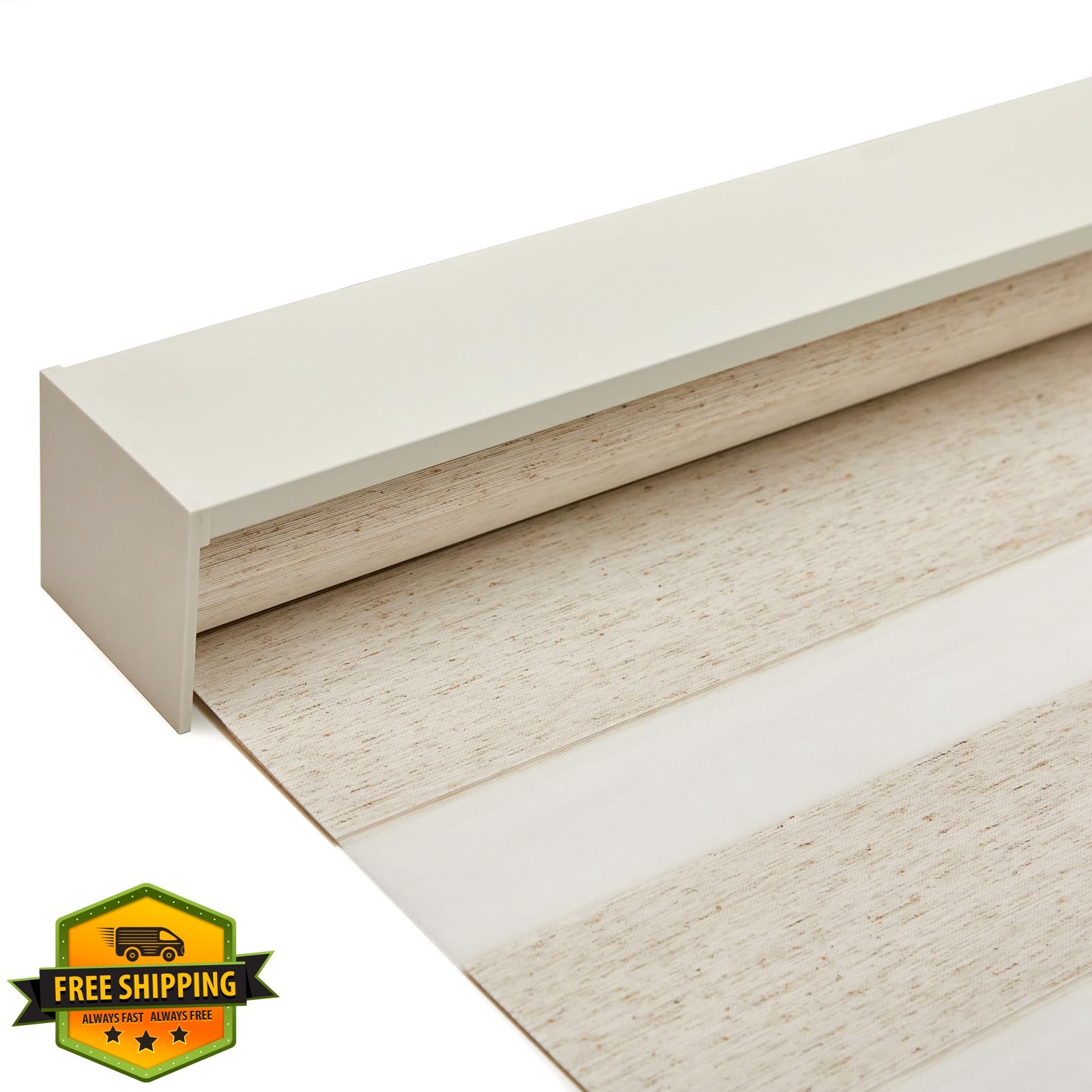 Joydeco Linen Blinds 66″W x 72″H