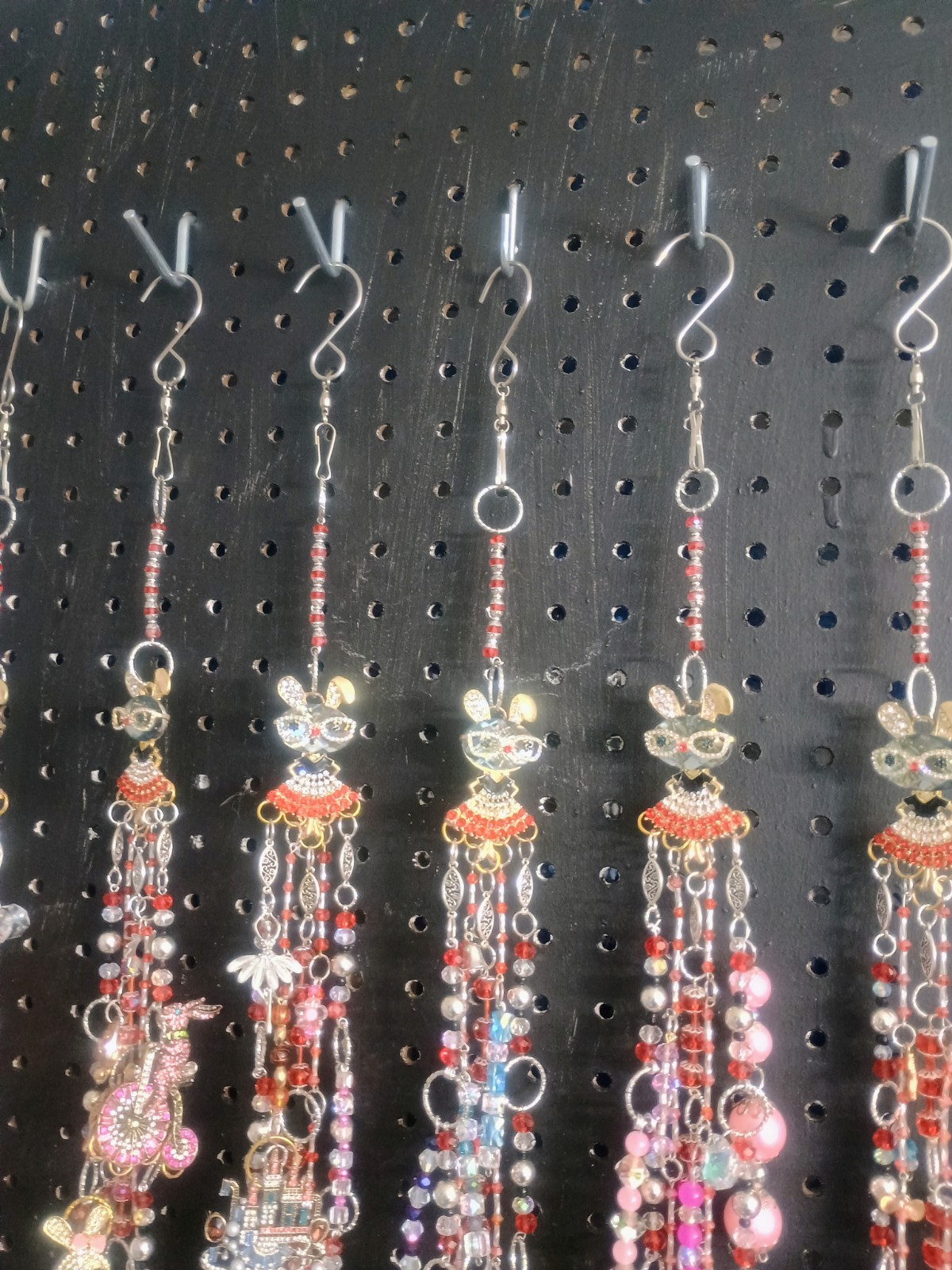 Crystal Curtains, Kool Kat, Loaded With Charms, Set Of 6