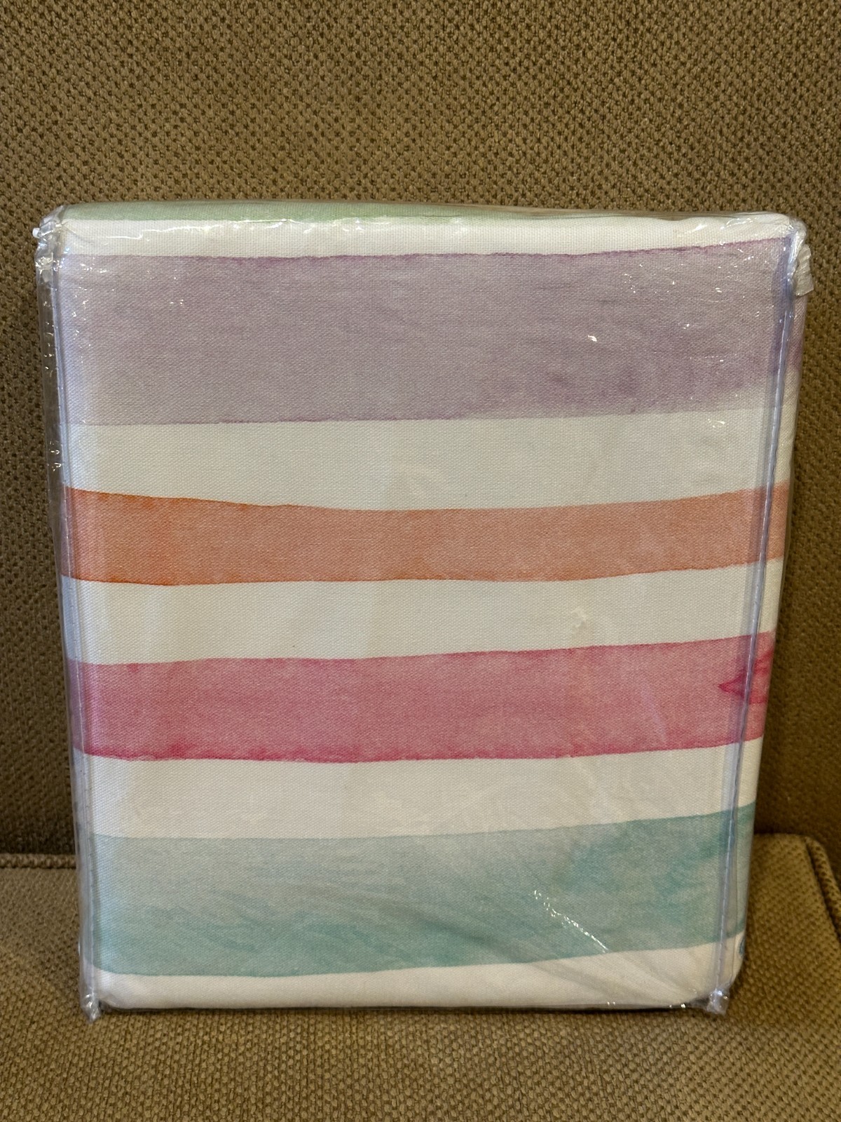 Pottery Barn Kids Kayla Rainbow Stripe Blackout Curtain SINGLE (1) 44″x96″ New