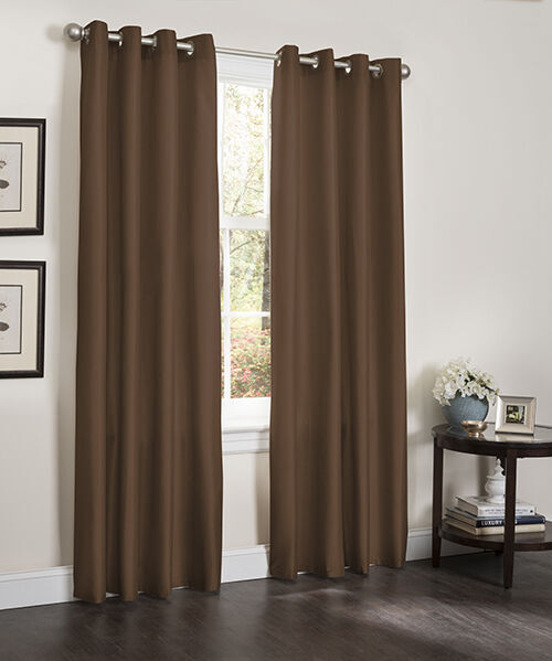 1 PC Window Curtain Panel Blackout Foam Back Energy Efficient 55×90, 8 Colors