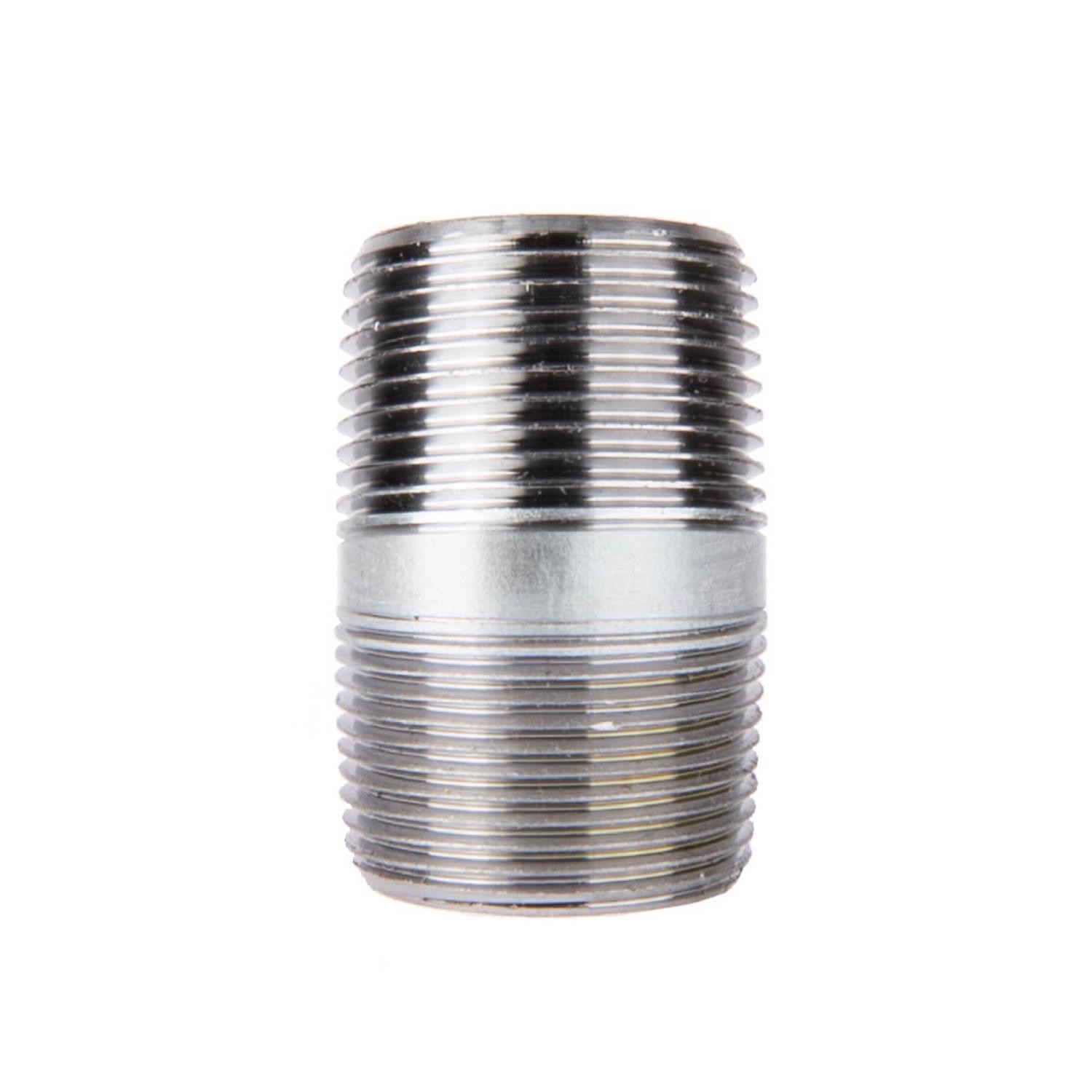BK Products 567-020AH Malleable Galvanized Steel Nipple 1-1/2 MPT x 2 in.