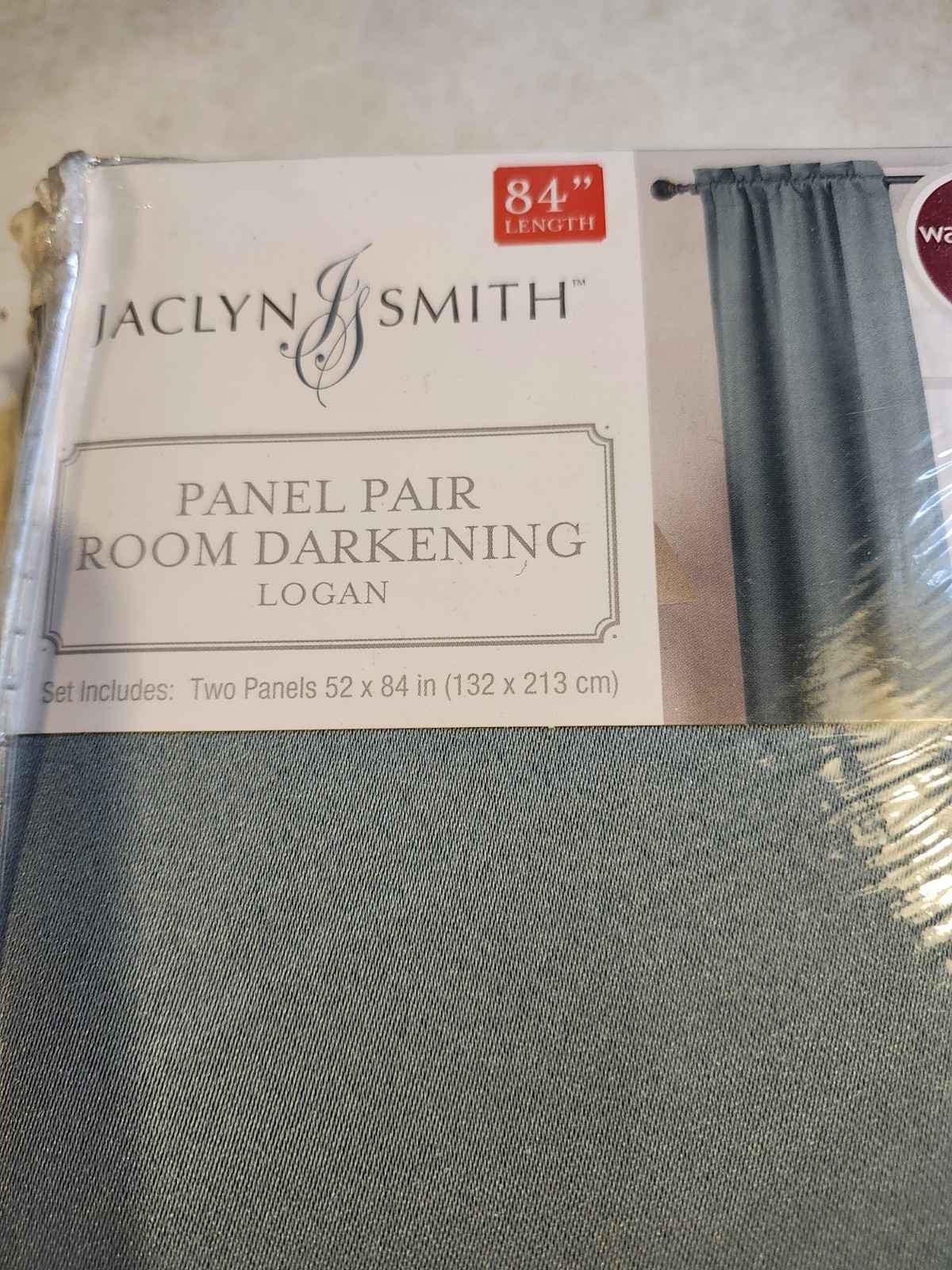 Jaclyn Smith Panel Pair Room Darkening Logan Collection 84″ KMART