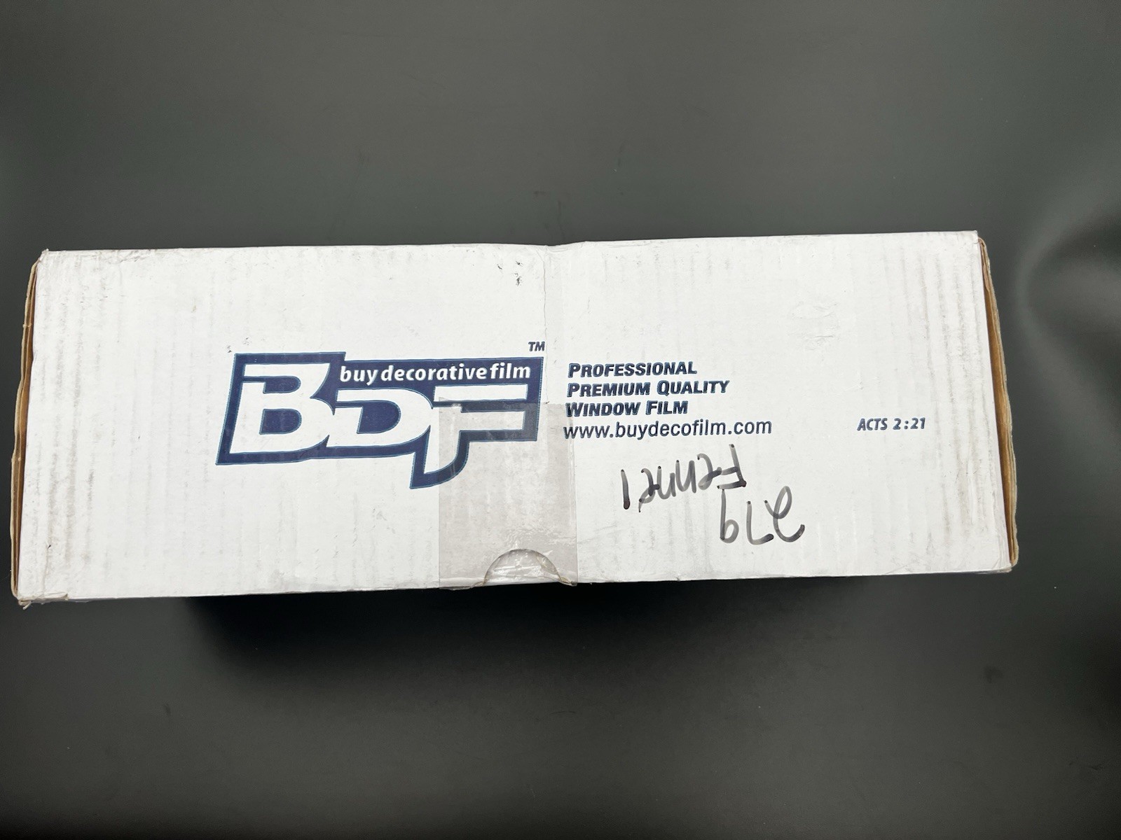 BDF S8MC Clear 8 Mil Window Security Film Lot 24″x24ft & 12″x49ft