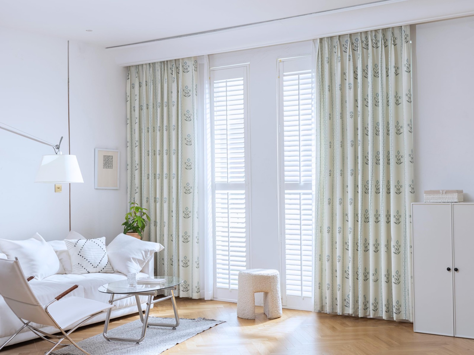 DrapePalette – Linen Blend Pinch Pleated Curtains 96 Inches Long for Living