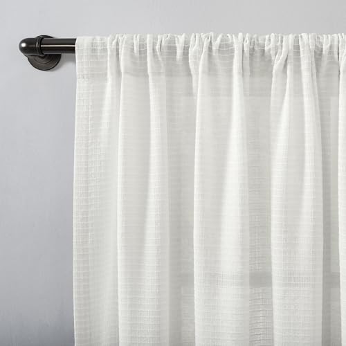 Waffle Texture Allergy/Pet Friendly Anti-Dust 52″W x 96″L (Pack of 1) White