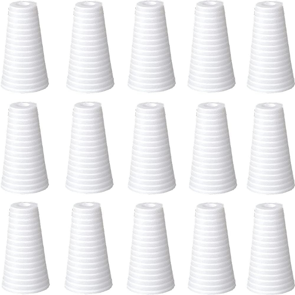 Pull Cord Tassels 20Pcs White Plastic Window Blind Cord Knobs Drops Pull End for