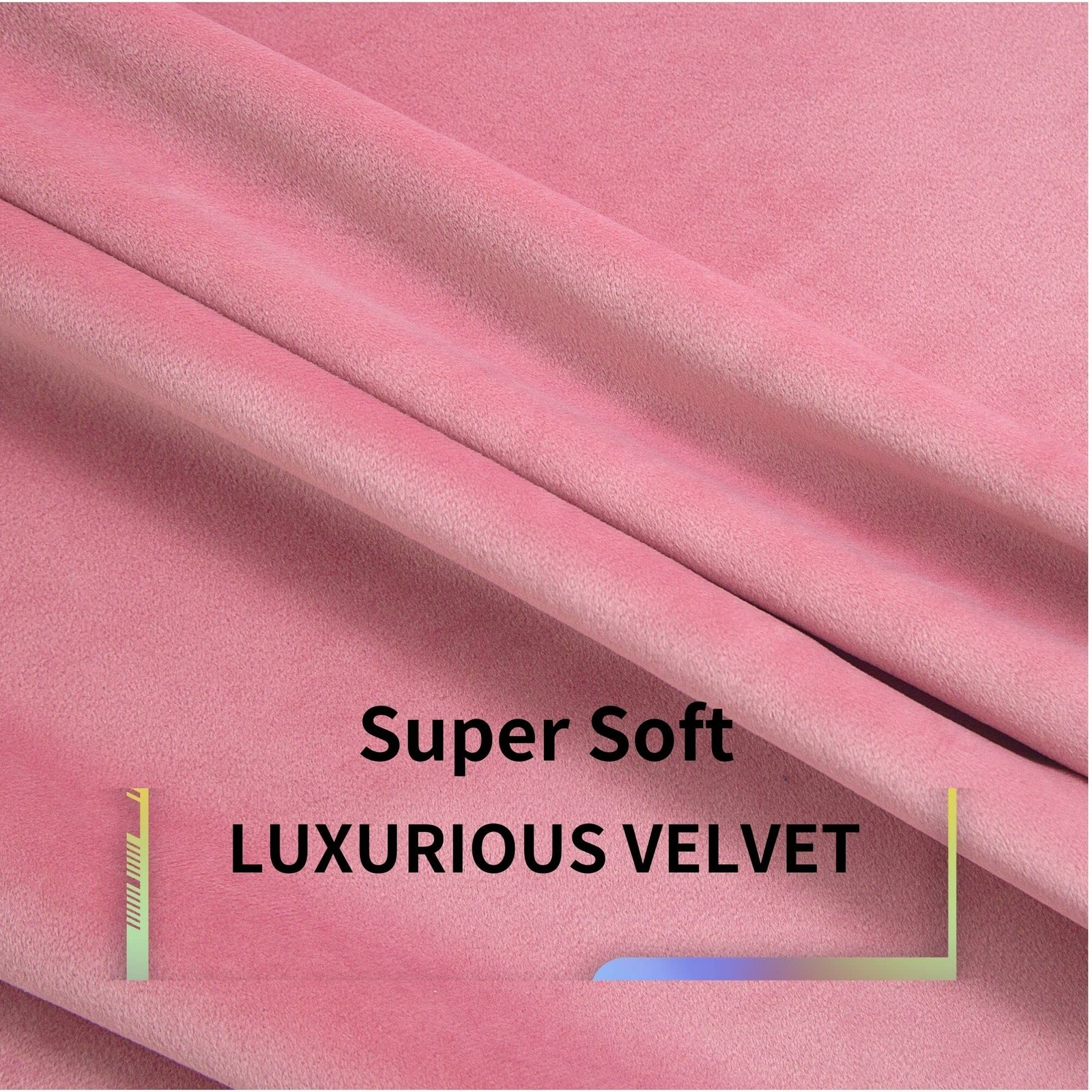 Blush Pink Velvet Curtains 84 inches Long Luxury Room Darkening for Bedroom Livi