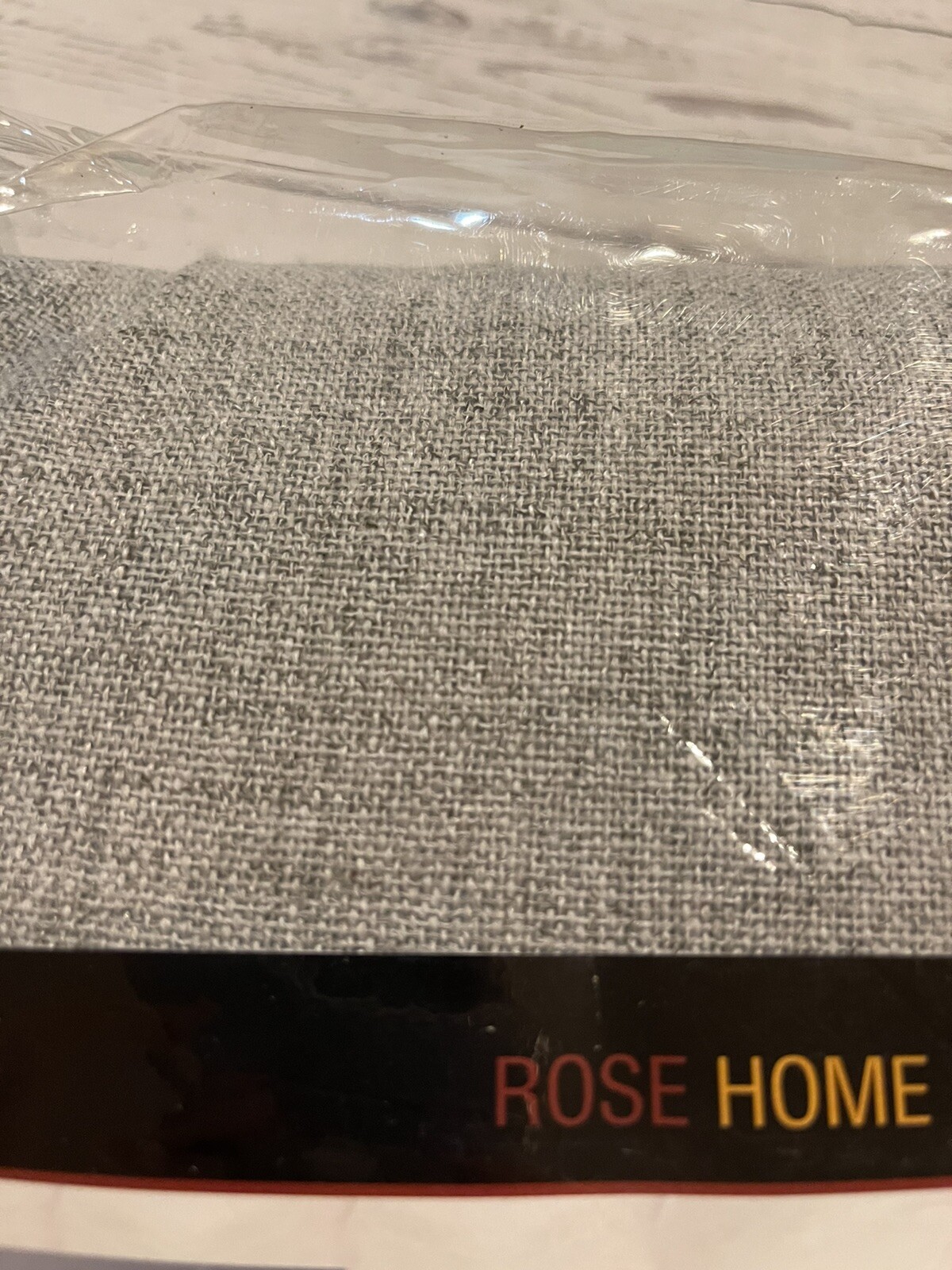 New (Repaired Package) Rose Home Gray Privacy Curtain Room Divider 100 W X 84 L
