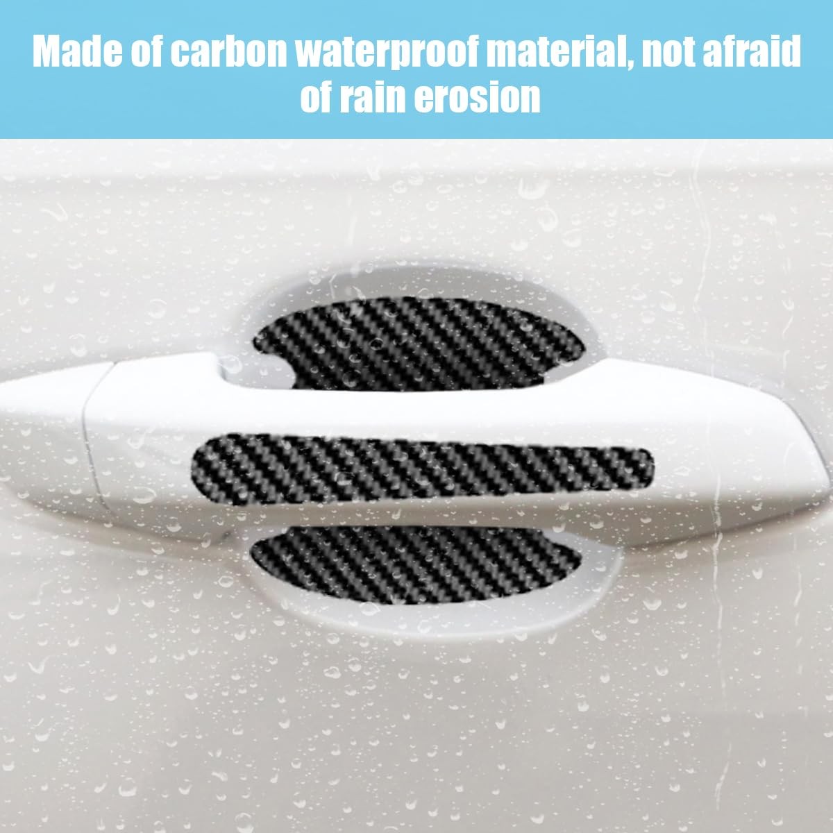 8Pc Car Door Handle Protector Universal Automotive Protection Film for Most Car