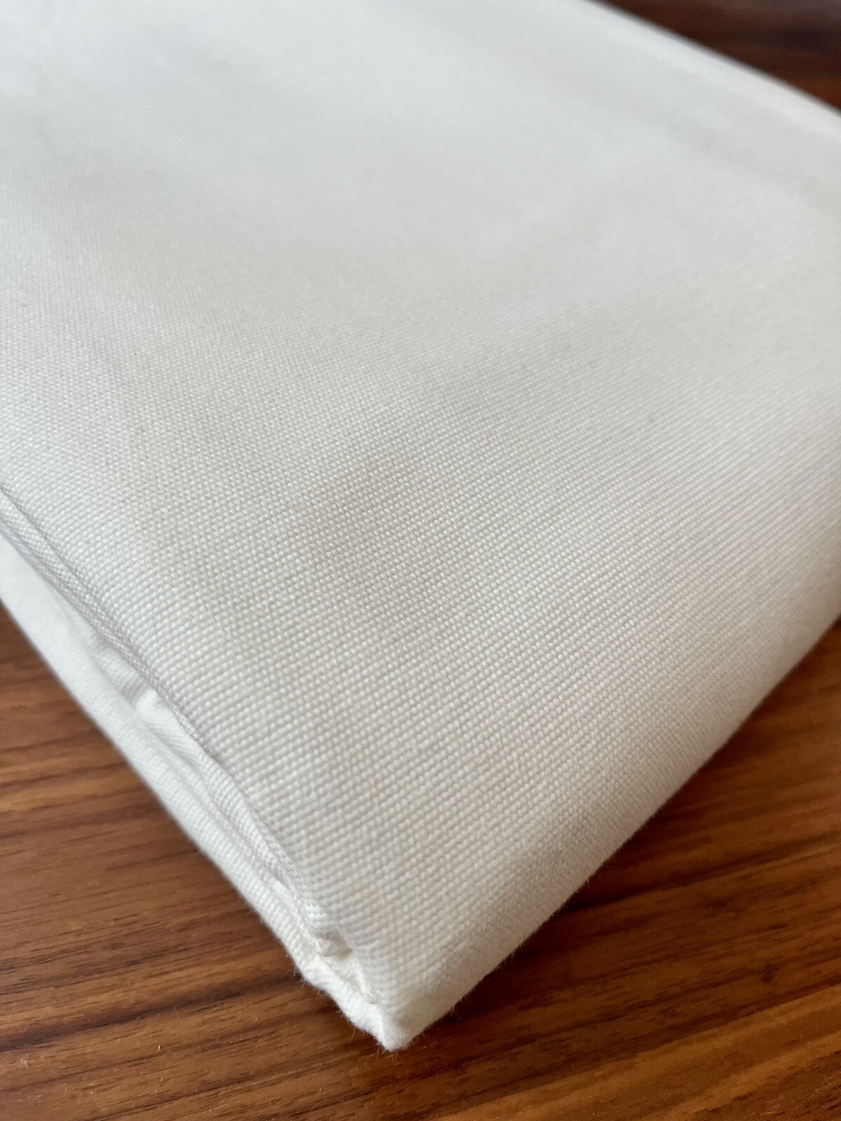Restoration Hardware (RH) Cotton Canvas Drapery Panel (One), Warm White 108×50