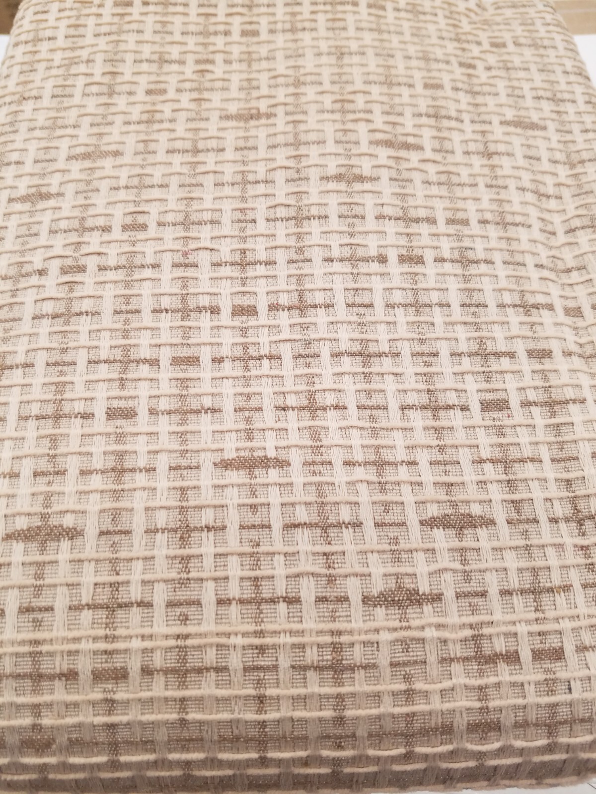 Birchwood slubbed and plain yarn chenille Box Weave Curtain