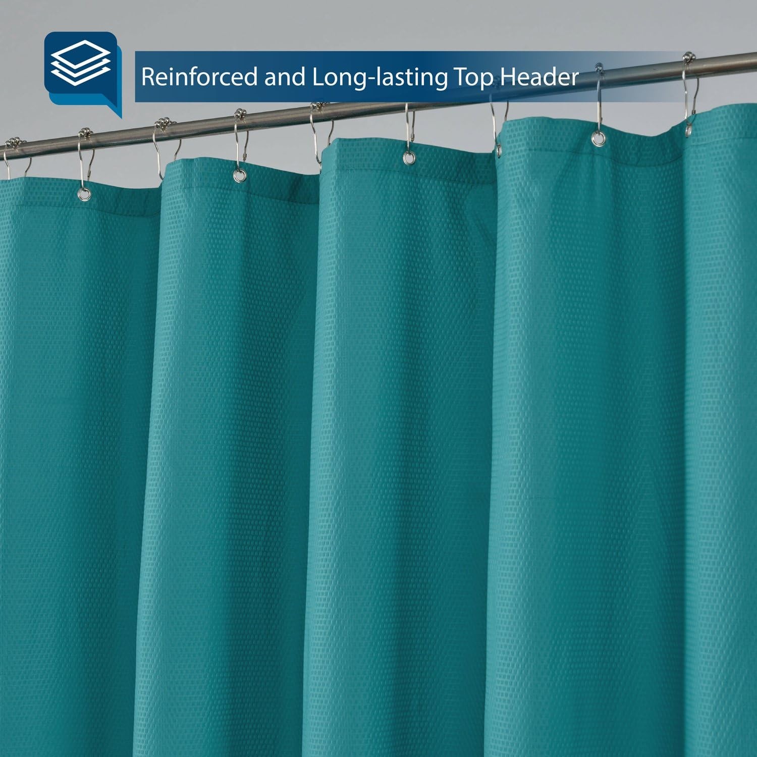 Barossa Design Soft Microfiber 70"W x 72"L (Pack of 1), Turquoise