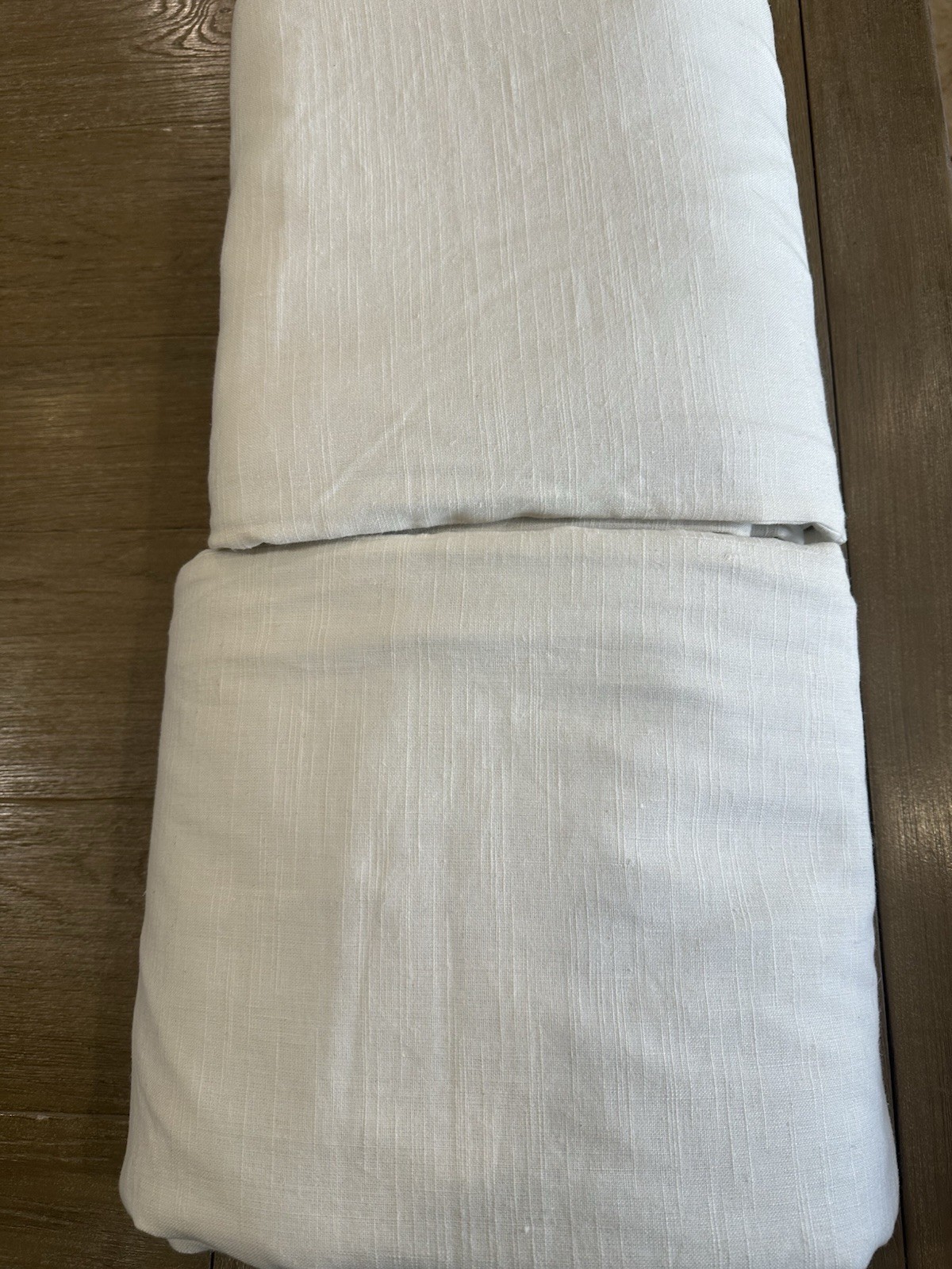 Pottery Barn EMERY Drape 100×108″ IVORY blackout lining 2 panels