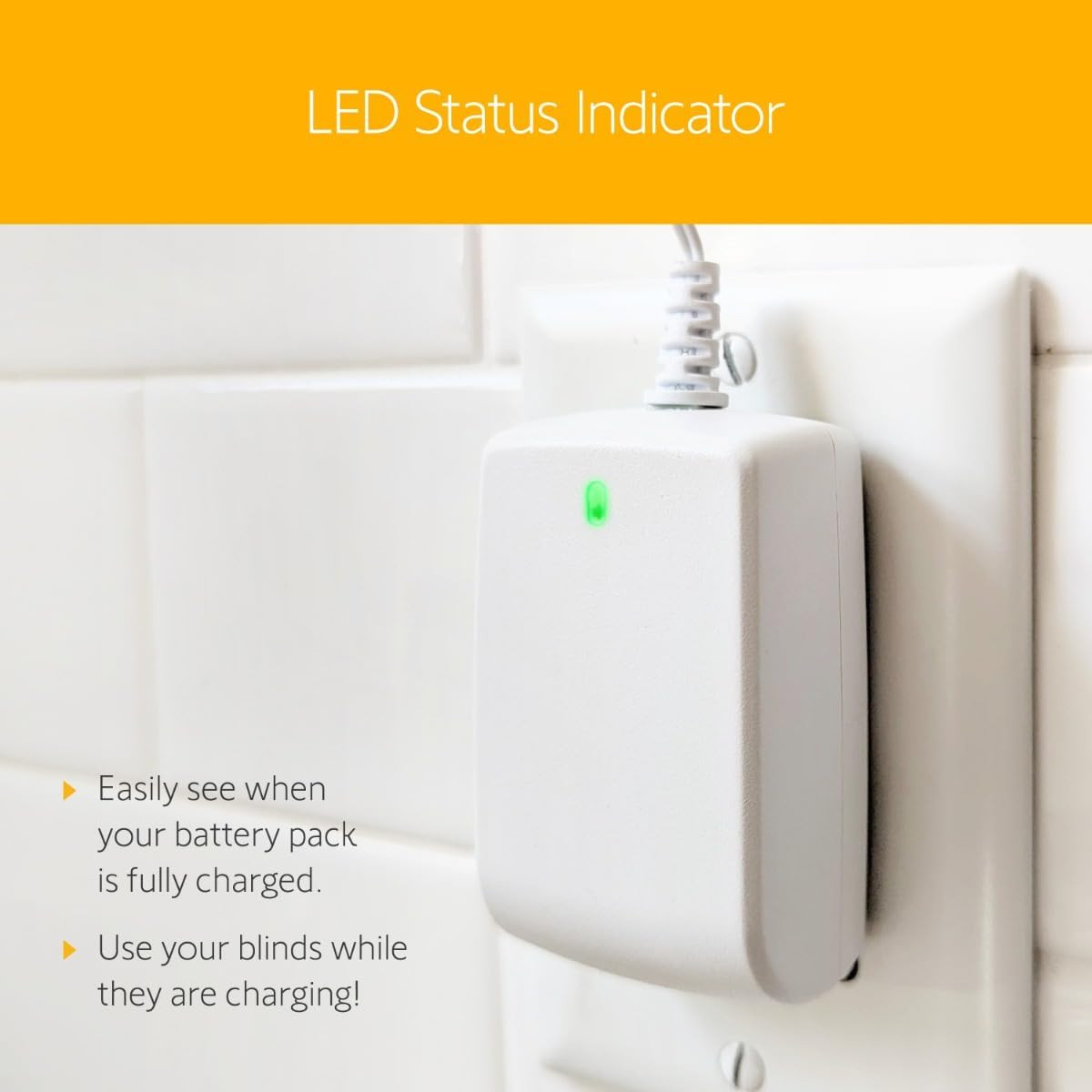 Rechargeable Battery Pack 3-Pack with Charger – Power Blinds, Shades, Curtains –