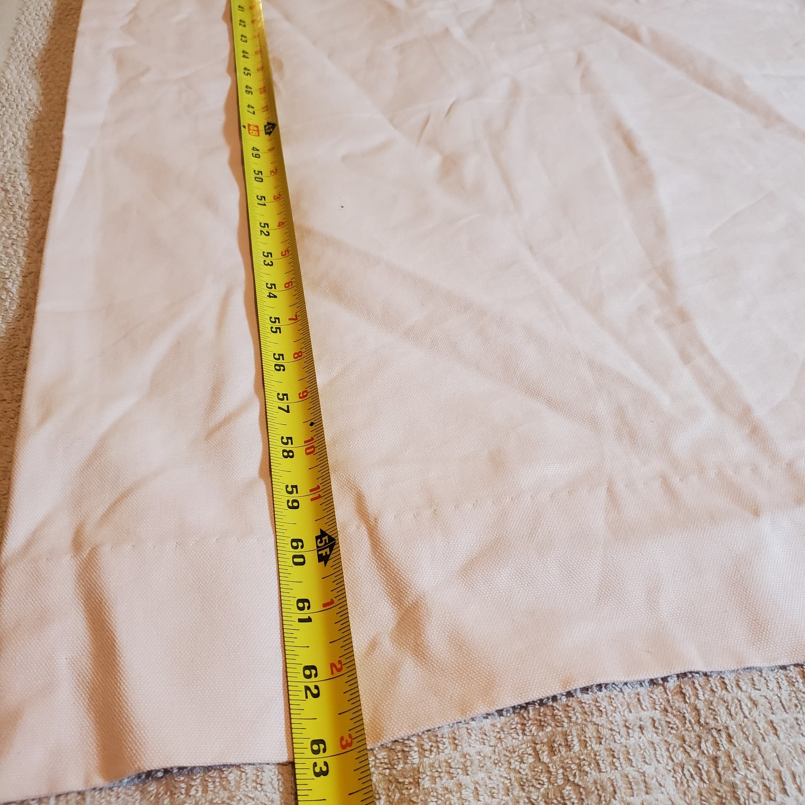 Pottery Barn Kids Quincy Light Pink Blackout Curtain 44×63 inches