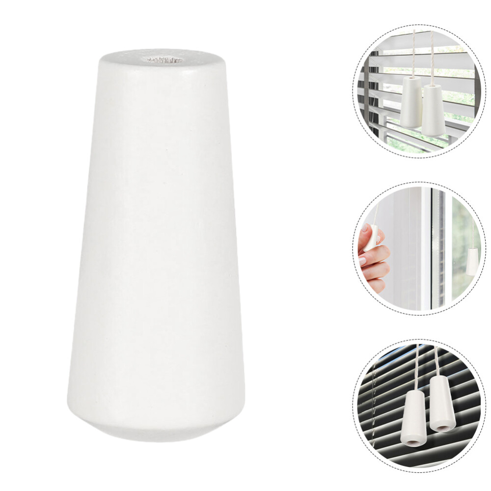 5pcs Cord Tassel Window Blind Cord Knobs Drops Roman Shades Curtain Pull Ends