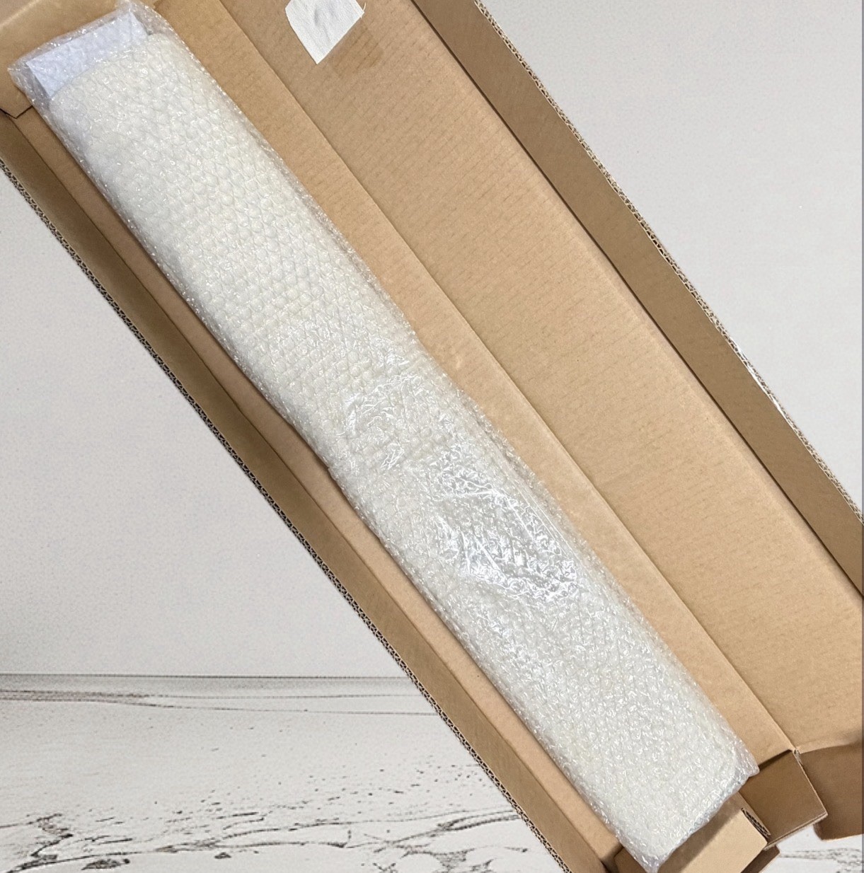 Cordless Light Filtering Fabric Roman Shade 31X64 Ivory