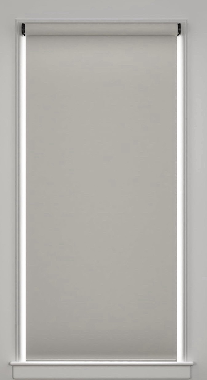 GE Smart Shade Motorized Blackout White Blind 38″ x 76″ Matter Remote Black Hdwr