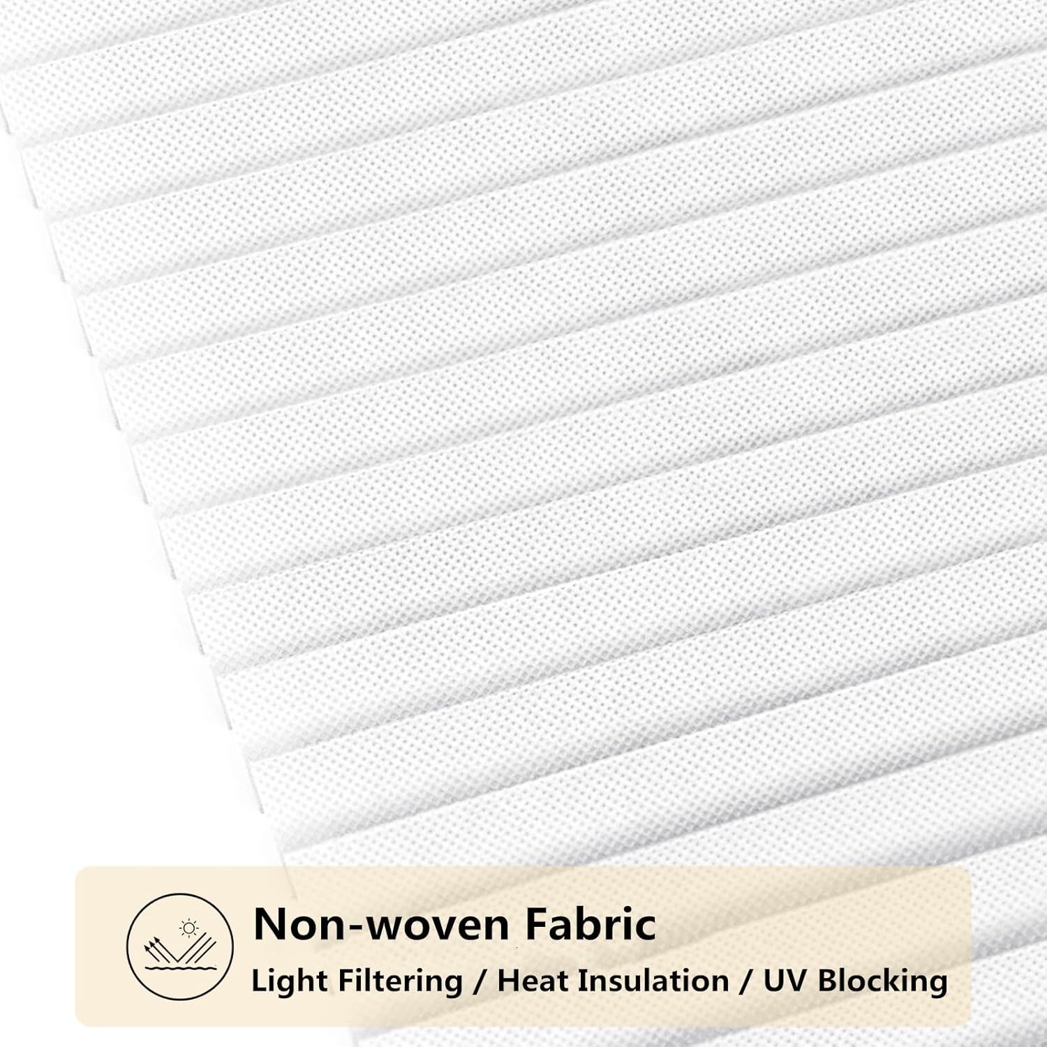 Arch Window Shade Radius 18 inch Half Circle Arched Non-Woven Stick on Cut to
