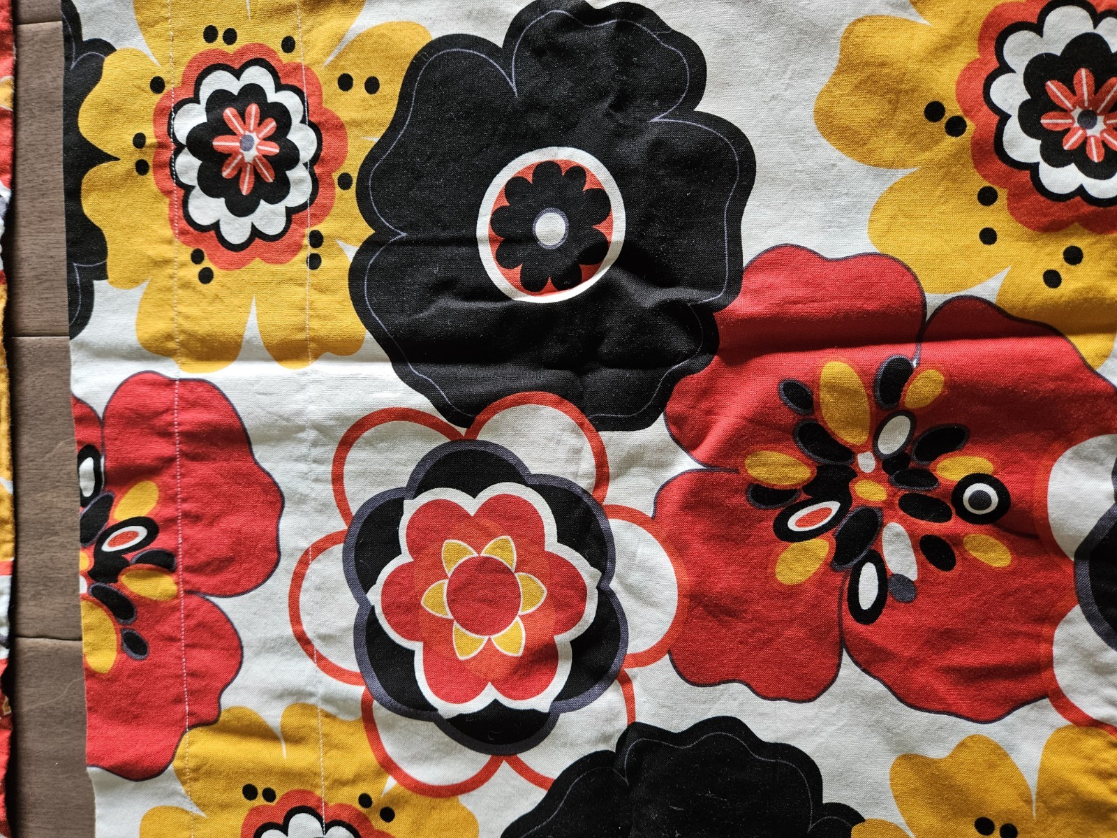 Pair Of Floral Handmade Valances