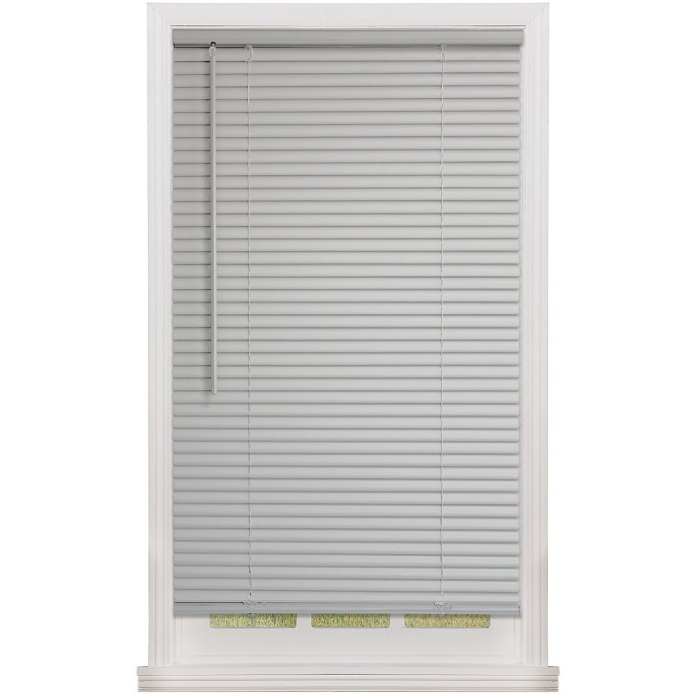 1″ Cordless Vinyl Blinds Shades Window Blind Treatment Room Darkening All Sizes