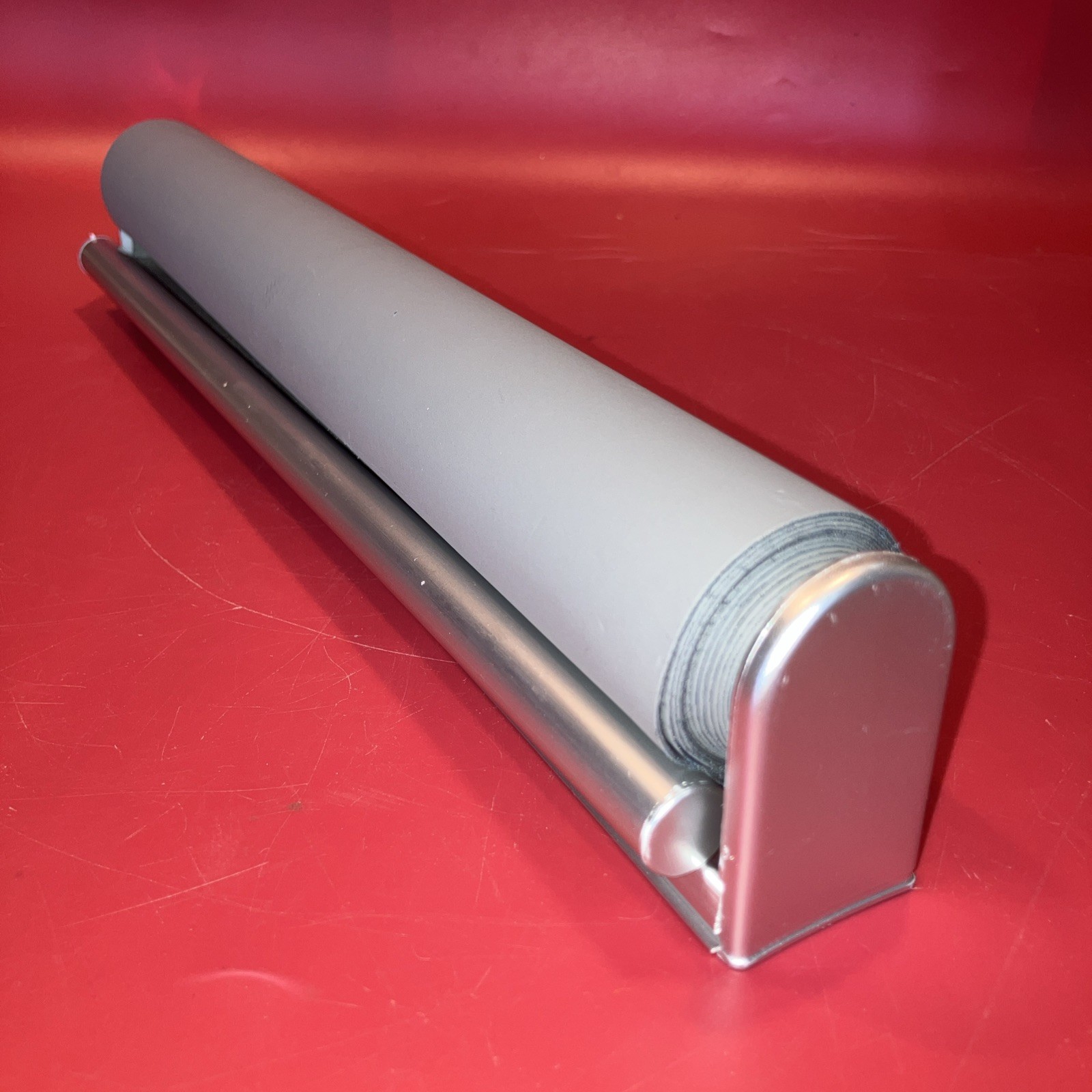 Gray Blackout Roller Shade Measures 61” Long And 13.5” Wide NO MOUNTING HARDWARE