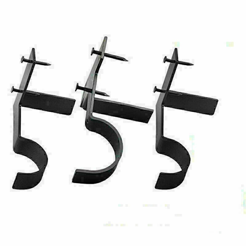 2/3 PCS Single Hook Curtain Rod Holders Brackets Hangers Into Window Frame