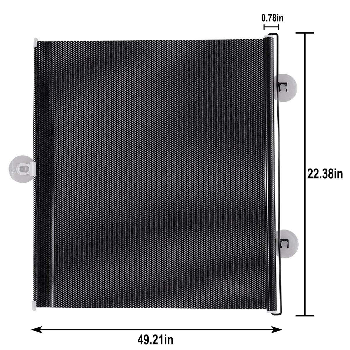 Car Retractable Front Side Windshield Sun Shade Visor Truck Window Block Cover