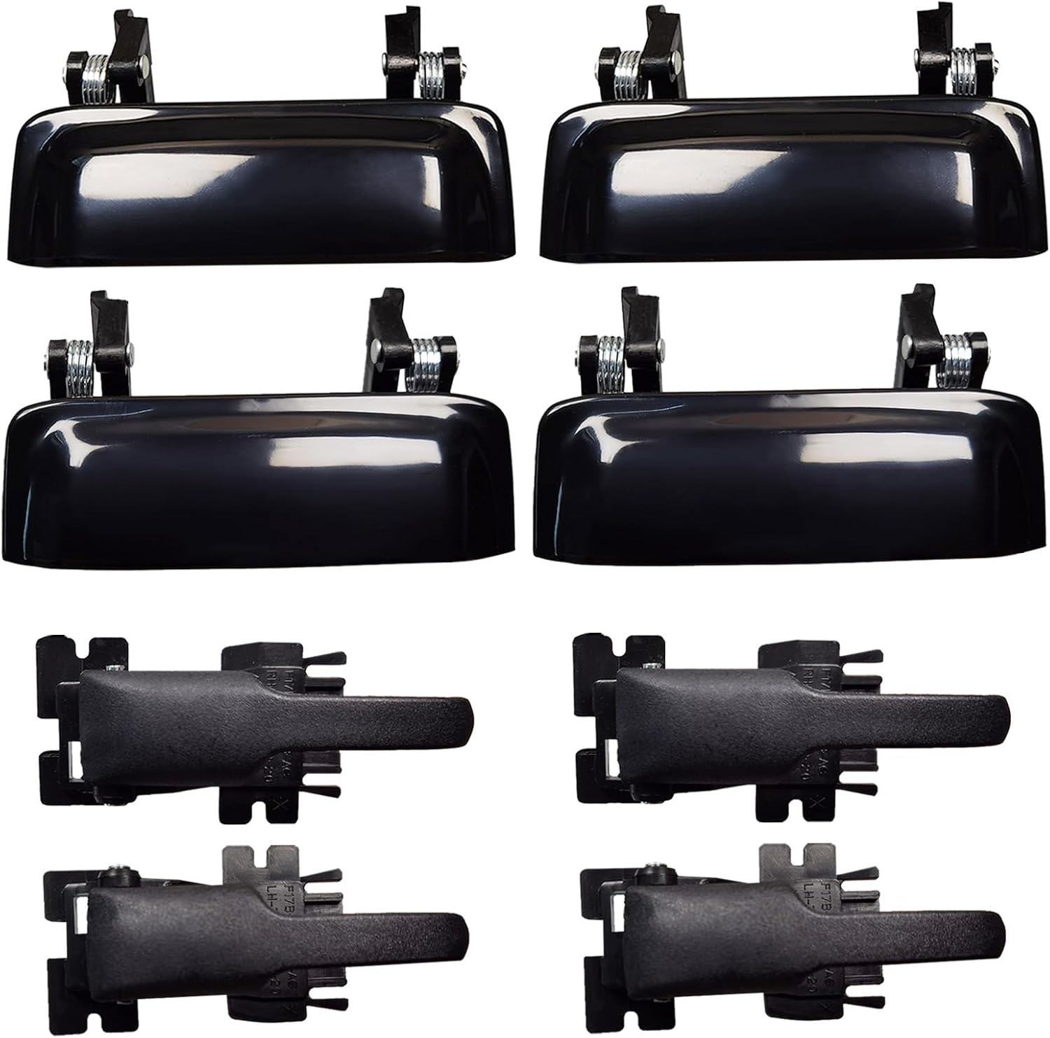 Set of 8 Exterior & Interior Door Handles for 1998-2003 Ford Explorer, 2001-2005