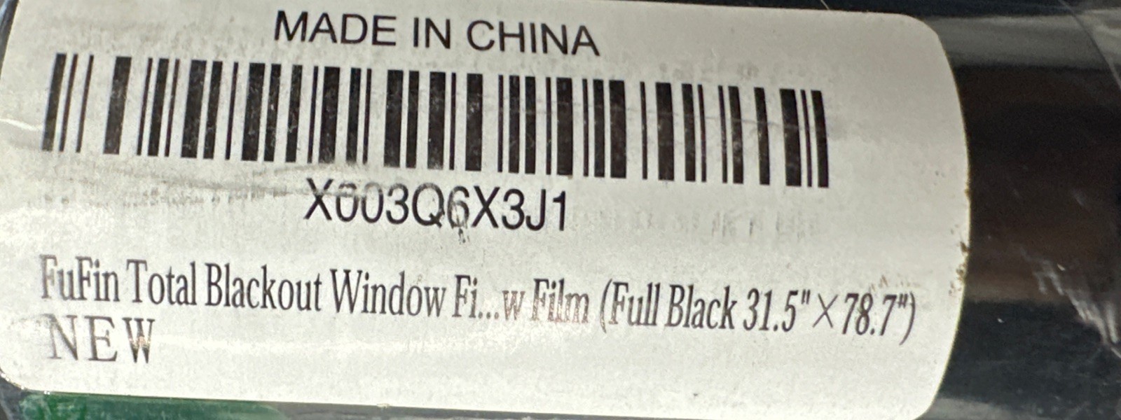 Blackout Window Film with Installation Tools Rainbow Star Laser 31.5×78.7”