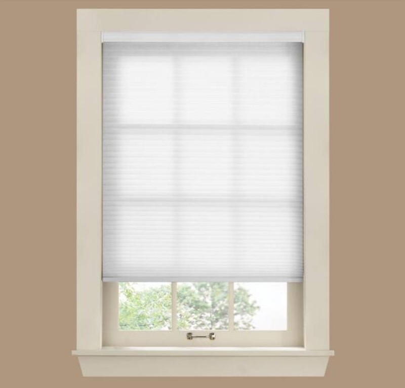 Bali Cordless Cellular Light Filtering Blinds in White, 23″ x 72″